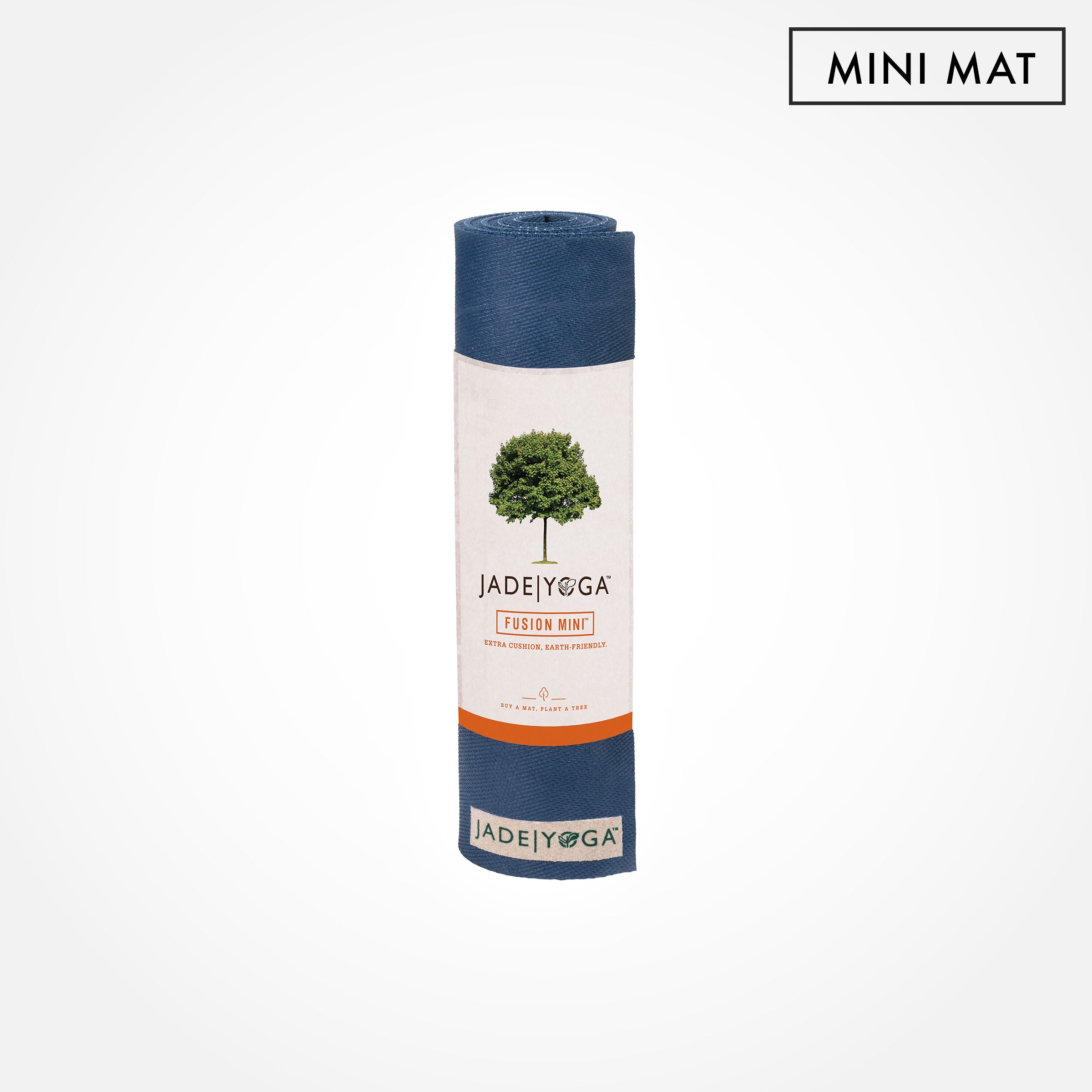 Fusion Mini Yoga Mat – Eco Friendly and Natural Rubber - JadeYoga